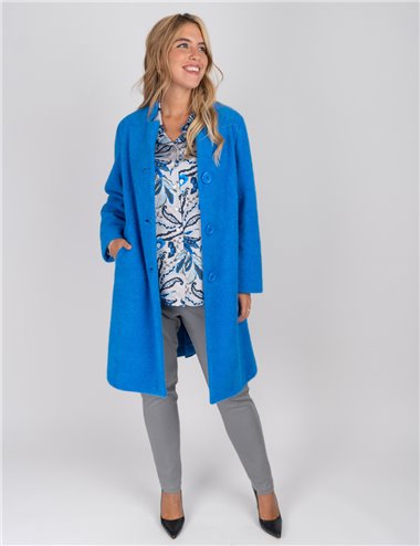 Gigliorosso - Pantaloni dritti elasticizzati Grigio