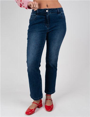 Elena Mirò - Jeans kick flare blu