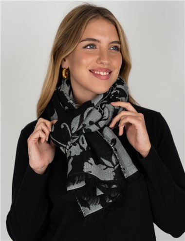 Gaia Life - Sciarpa in fantasia nero