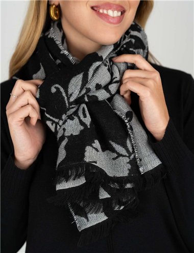 Gaia Life - Sciarpa in fantasia nero
