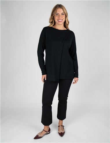 Jurere - Pantaloni stretch con elastico in vita grigio