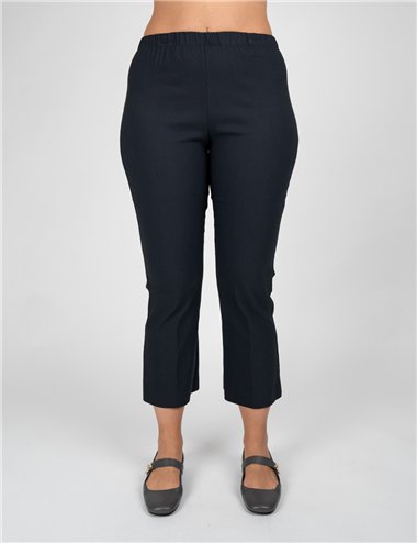 Jurere - Pantaloni stretch con elastico in vita grigio