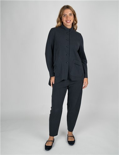 Jurere - Pantalone con elastico in vita blu