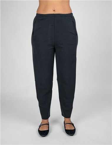 Jurere - Pantalone con elastico in vita blu