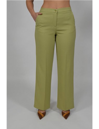 Elena Mirò - Pantaloni in cady avorio