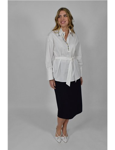 Elena Mirò - Gonna longuette blu