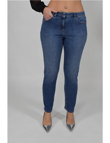 Persona - Jeans slim in denim stretch blu