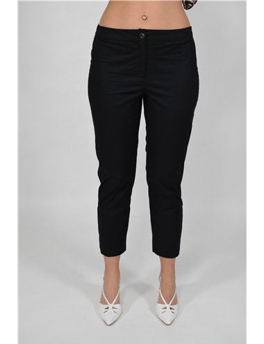 Persona - Pantaloni in cotone stretch nero